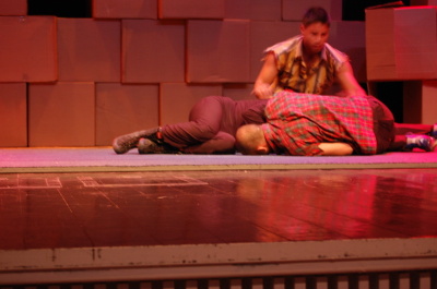 من عرض "لوين" الذي قدمته "مدرسة سيرك فلسطين"