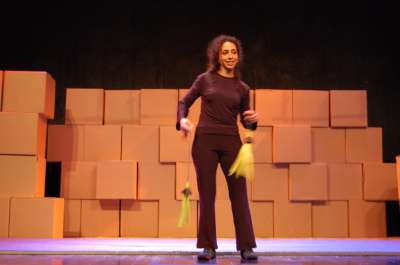 من عرض "لوين" الذي قدمته "مدرسة سيرك فلسطين"