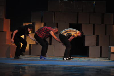 من عرض "لوين" الذي قدمته "مدرسة سيرك فلسطين"