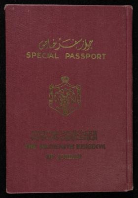 جواز سفر لسعد الدين العلمي صادر عن المملكة الأردنية، 14 تموز 1980