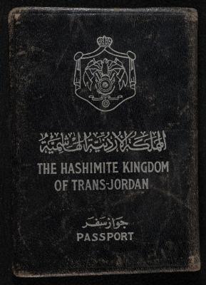 Passport of Saad Eddin Alami by the Kingdom of Jordan, 18 July 1955