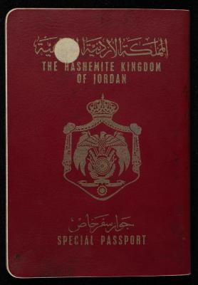 Passport of Saad Eddin Alami by the Kingdom of Jordan, 4 March 1985
