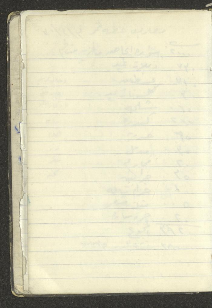 Abd al-Karim Amireh's Notebook, 1965-1970 