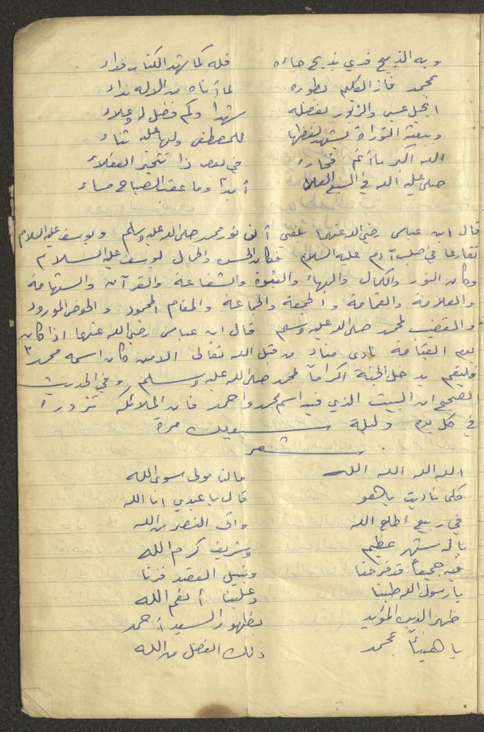 دفتر لعمر عميرة يحتوي قصائد شعرية