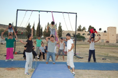 A Photograph of the PCS "Mobile Circus" Show, 2010