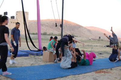 A Photograph of the PCS "Mobile Circus" Show, 2010