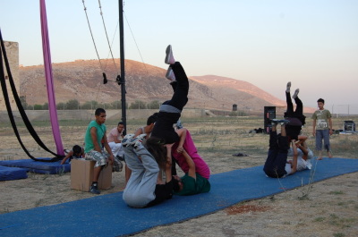 A Photograph of the PCS "Mobile Circus" Show, 2010
