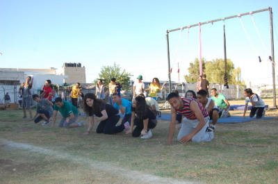 A Photograph of the PCS "Mobile Circus" Show in Jenin, 2010