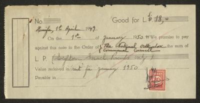 A Contract of Lease That Concerns Orthodox Communal Council, Haifa, 8 May 1949