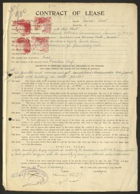 A Contract of Lease That Concerns Orthodox Communal Council, Haifa, 26 January 1950