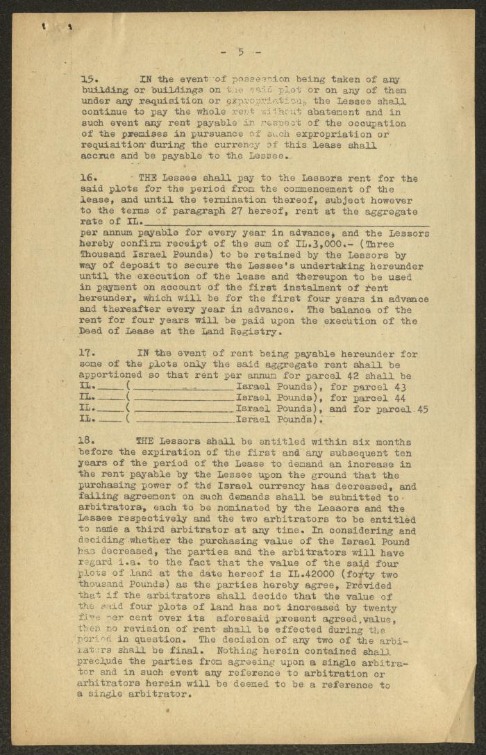 اتفاقية بين المجلس الملي الأرثوذكسي وجان زاروبي، حيفا، 11 آب 1950
