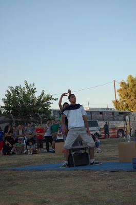 A Photograph of the PCS "Mobile Circus" Show in Jenin, 2010