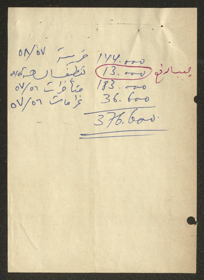 A Letter from the Orthodox Communal Council to Haifa Municipality, 17 August 1955