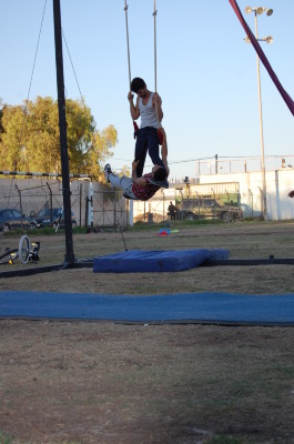 A Photograph of the PCS "Mobile Circus" Show in Jenin, 2010