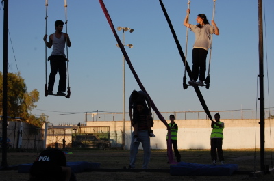 A Photograph of the PCS "Mobile Circus" Show in Jenin, 2010