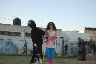 A Photograph of the PCS "Mobile Circus" Show in Jenin, 2010
