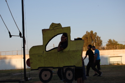 A Photograph of the PCS "Mobile Circus" Show in Jenin, 2010