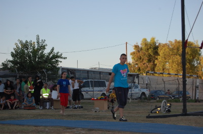 A Photograph of the PCS "Mobile Circus" Show in Jenin, 2010