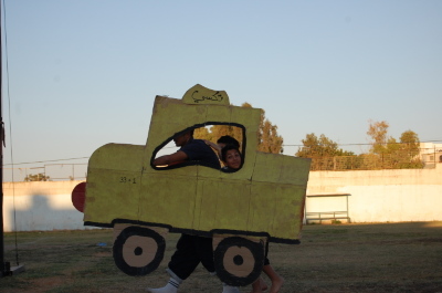 A Photograph of the PCS "Mobile Circus" Show in Jenin, 2010