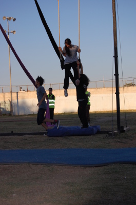 A Photograph of the PCS "Mobile Circus" Show in Jenin, 2010