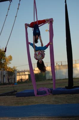 A Photograph of the PCS "Mobile Circus" Show in Jenin, 2010