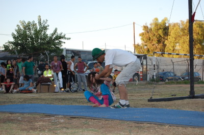 A Photograph of the PCS "Mobile Circus" Show in Jenin, 2010