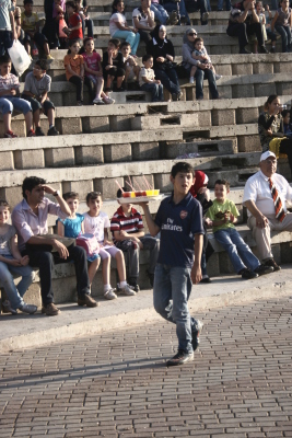 A Photograph of the PCS "Mobile Circus" Show in Nablus, 2010
