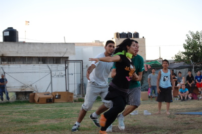 A Photograph of the PCS "Mobile Circus" Show in Jenin, 2010