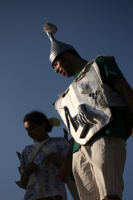 A Photograph of the PCS "Mobile Circus" Show in Nablus, 2010
