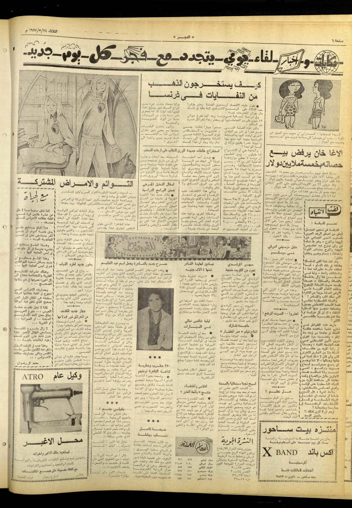 Al-Fajr Newspaper, Issue No. 979, Jerusalem, 24 May 1977