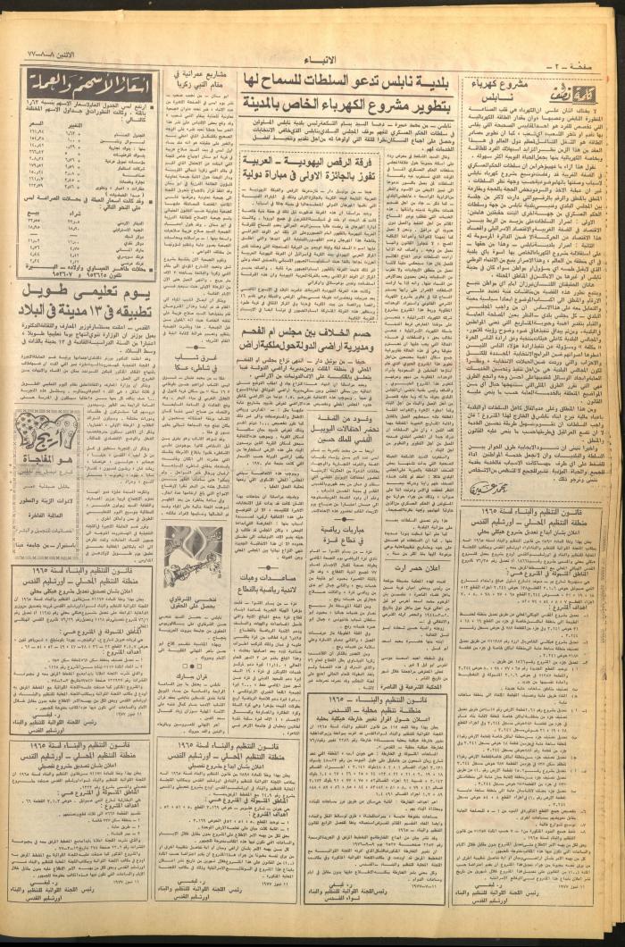 Issue 2688 of al-Anba Newspaper, 8 August 1977
