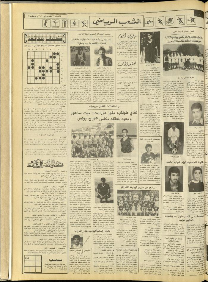 العدد 4859 من جريدة الشعب، 27 تشرين الأول 1987