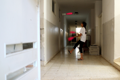 A Photograph of a PCS Student Juggling Pins