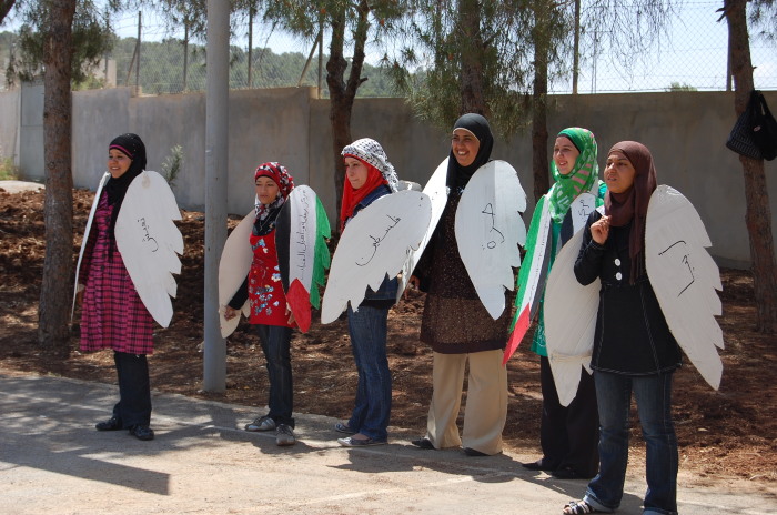 A Photograph from an Open Day Held by the PCS in Jenin, 2012
