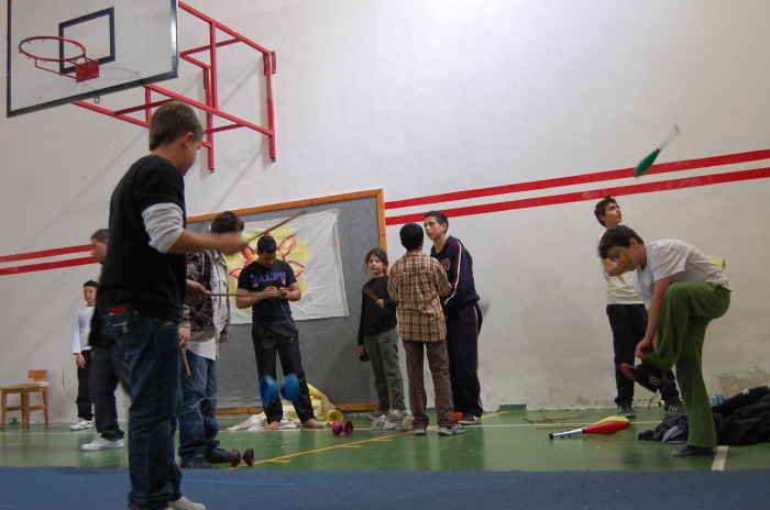 A Glimpse of an Open Day Held by the Palestinian Circus School in Ramallah
