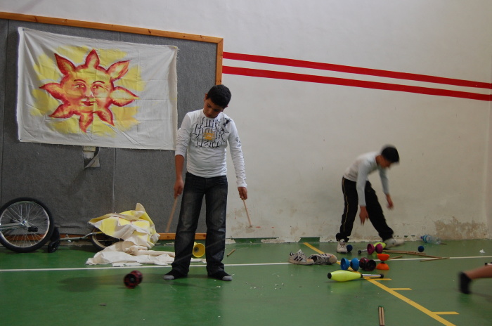 A Glimpse of an Open Day Held by the Palestinian Circus School in Ramallah