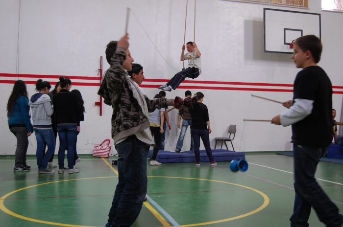 A Glimpse of an Open Day Held by the Palestinian Circus School in Ramallah