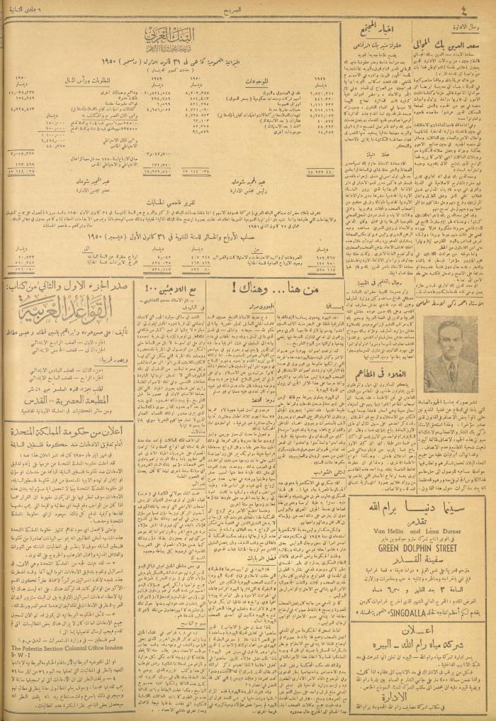 مجلة الصريح، العدد 94 ،17 آذار 1951