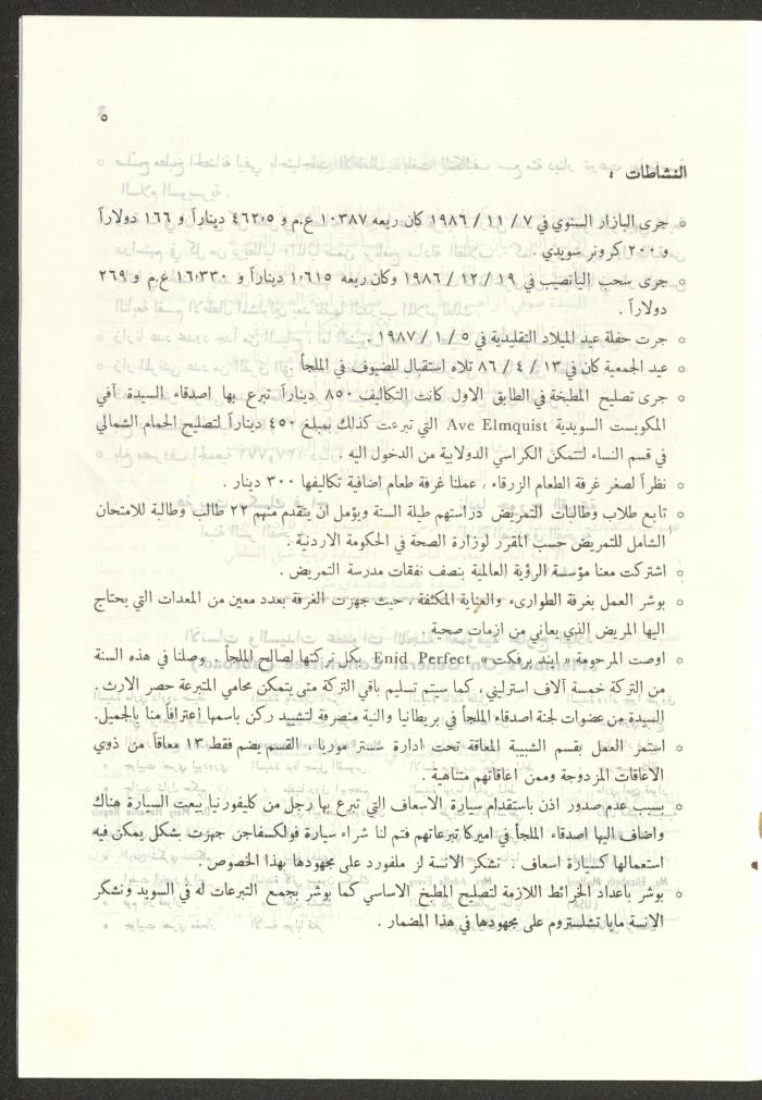 The Budget of the Orthodox Charitable Refuge for the Sick and the Disabled, Jerusalem, 1986