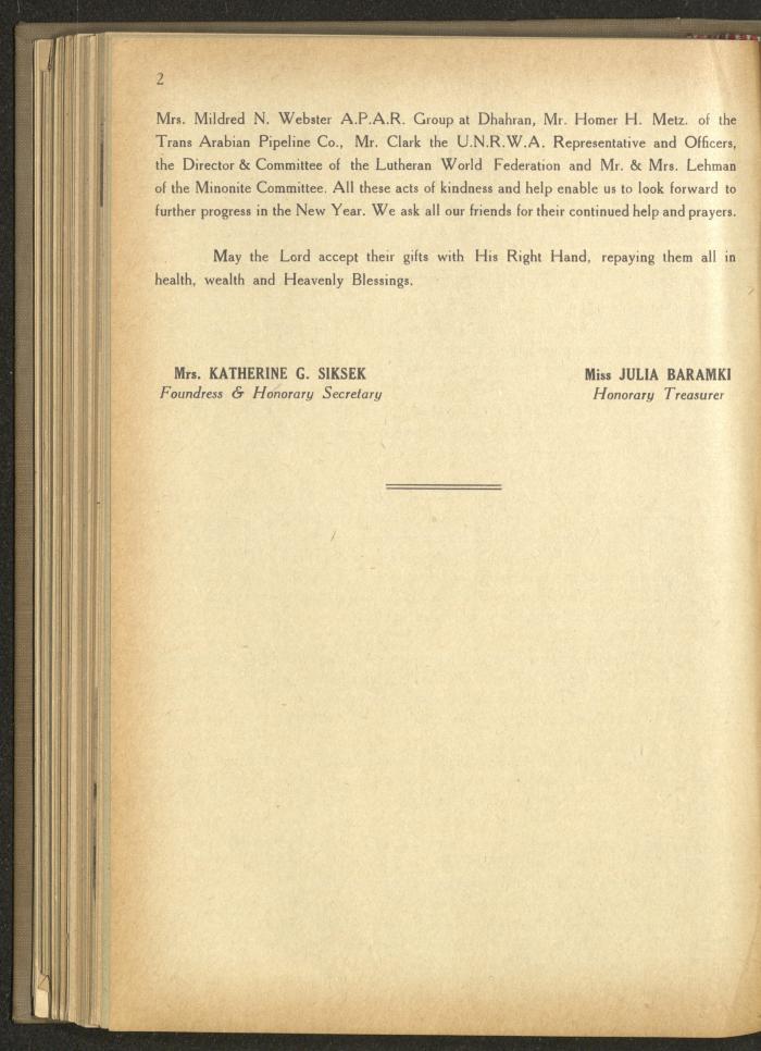 The Orthodox Charitable Refuge's Budget, Jerusalem 1940-67