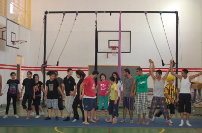 Summer School Training Held by the Palestinian Circus School 