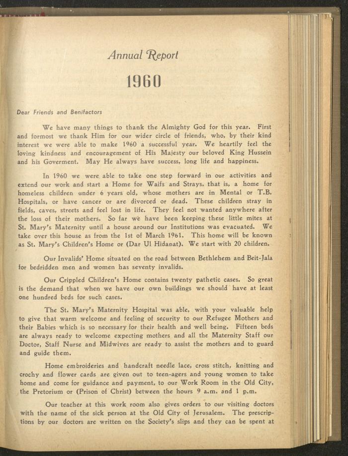 The Orthodox Charitable Refuge's Budget, Jerusalem 1940-67