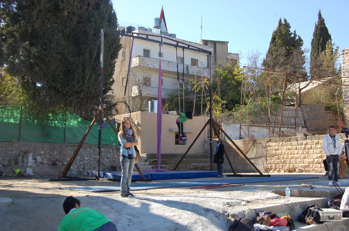 A Photograph of an Open Day in Birzeit <br />
 