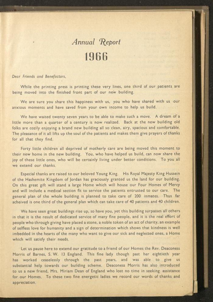 The Orthodox Charitable Refuge's Budget, Jerusalem 1940-67