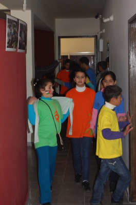 A Photograph of an Open Day in Birzeit <br />
 