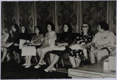 A Group of Women Representing the Branches of the Arab Women