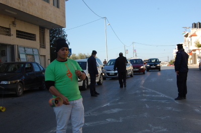 A Photograph of an Open Day in Birzeit <br />
 