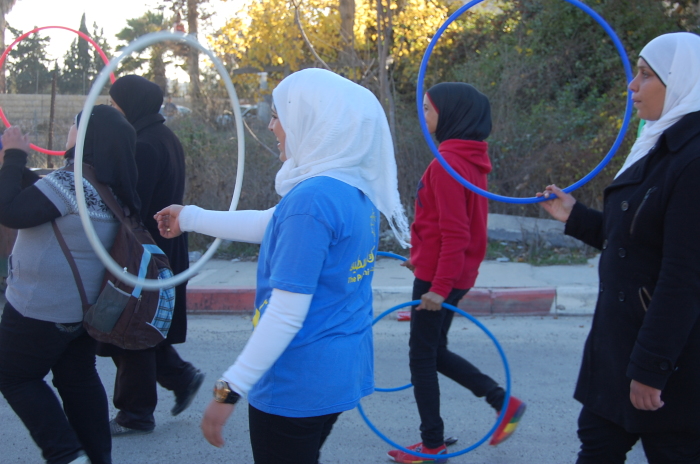 A Photograph of an Open Day in Birzeit <br />
 