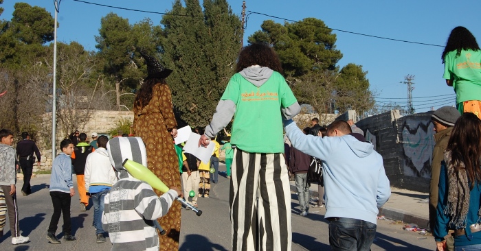 A Photograph of an Open Day in Birzeit <br />
 
