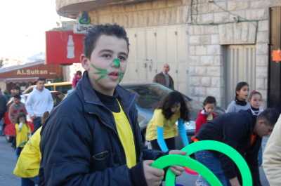 A Photograph of an Open Day in Birzeit <br />
 